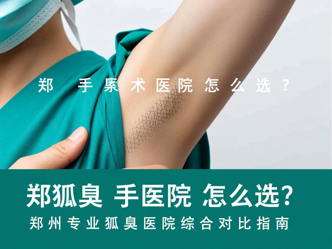 郑州狐臭手术医院怎么选？郑州专业狐臭医院综合对比指南