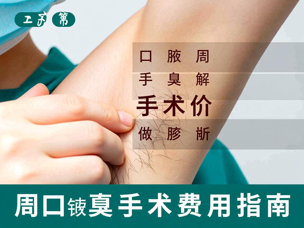 周口腋臭手术价格解析，周口做腋臭手术的费用指南