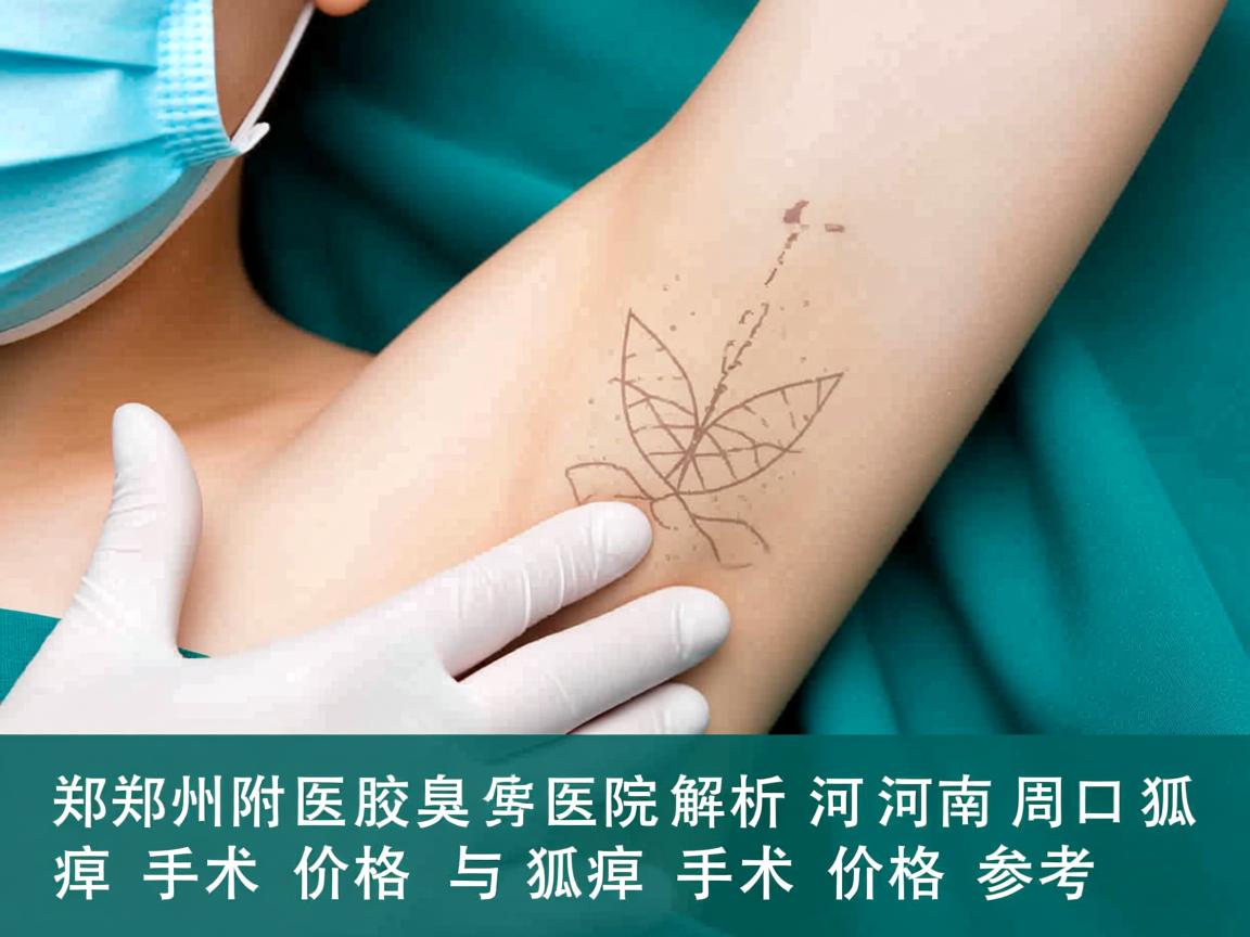 郑州附医腋臭医院解析，河南周口狐臭手术价格与狐臭手术价格参考