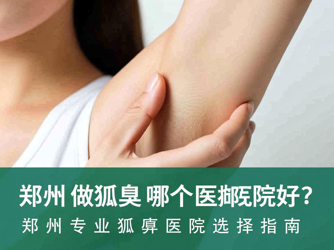 郑州做狐臭哪个医院好？郑州专业狐臭医院选择指南
