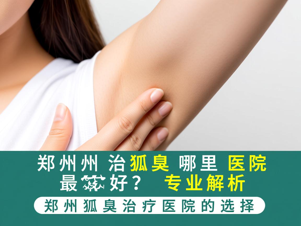郑州治狐臭哪里医院最好？专业解析郑州狐臭治疗医院的选择