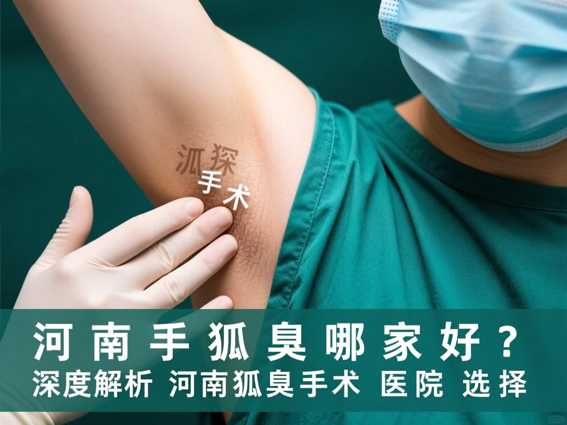 河南狐臭手术哪家好？深度解析河南狐臭手术医院选择