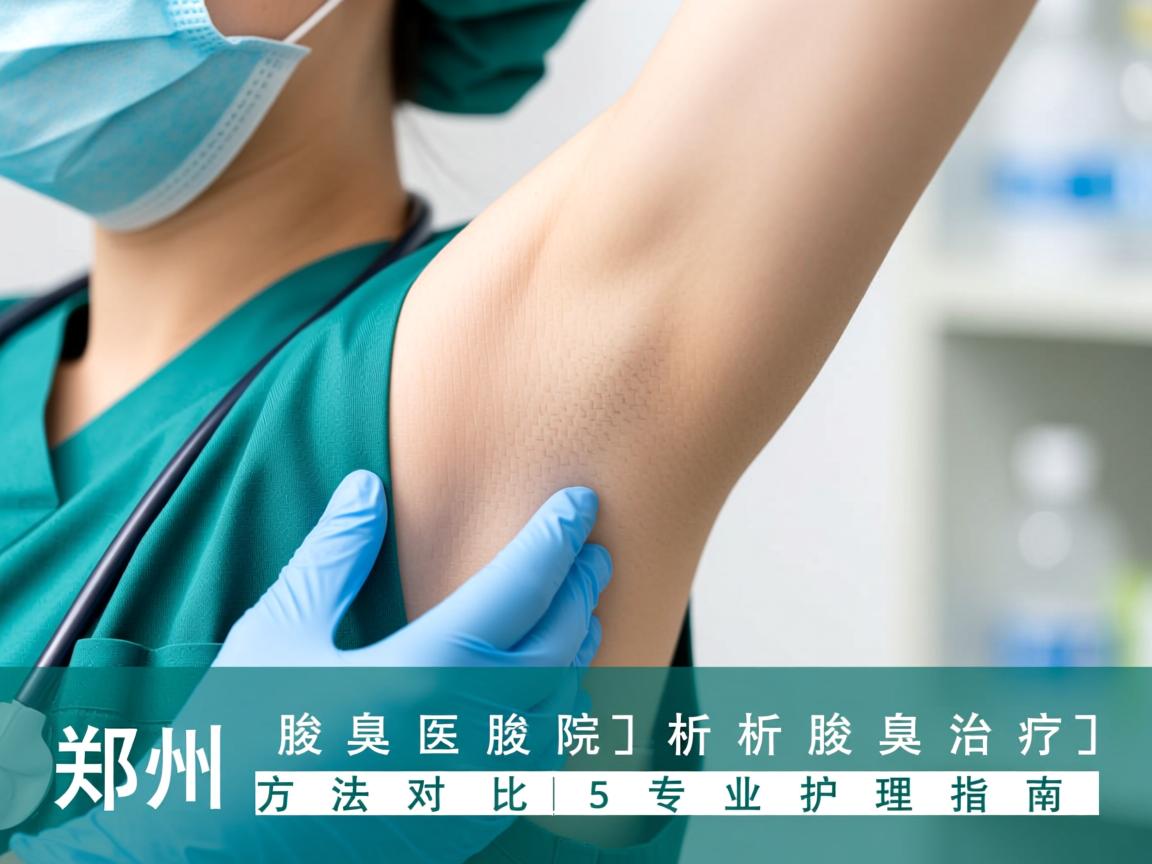 郑州腋臭医院解析腋臭治疗，方法对比与专业护理指南