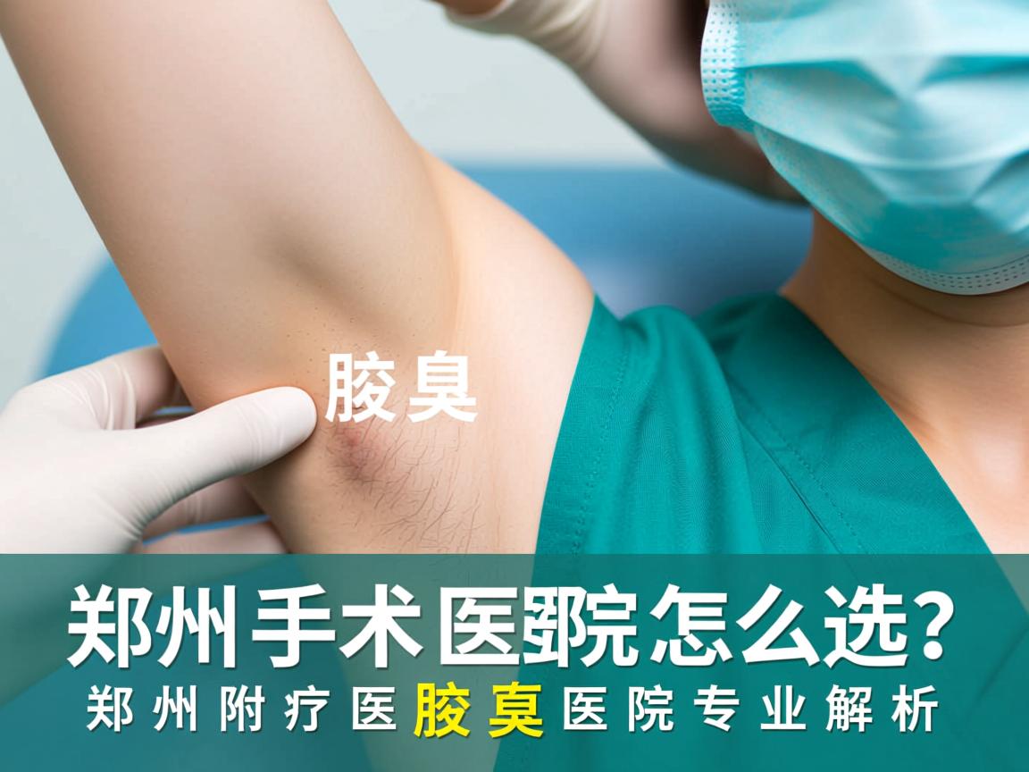 郑州腋臭手术医院怎么选？郑州附医腋臭医院专业解析
