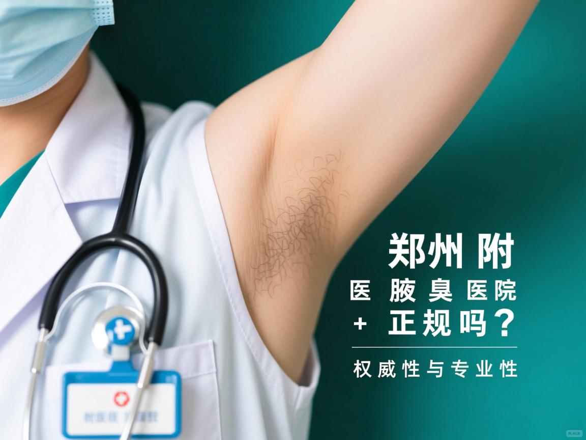 郑州附医腋臭医院正规吗？深度解析郑州附医腋臭医院的权威性与专业性