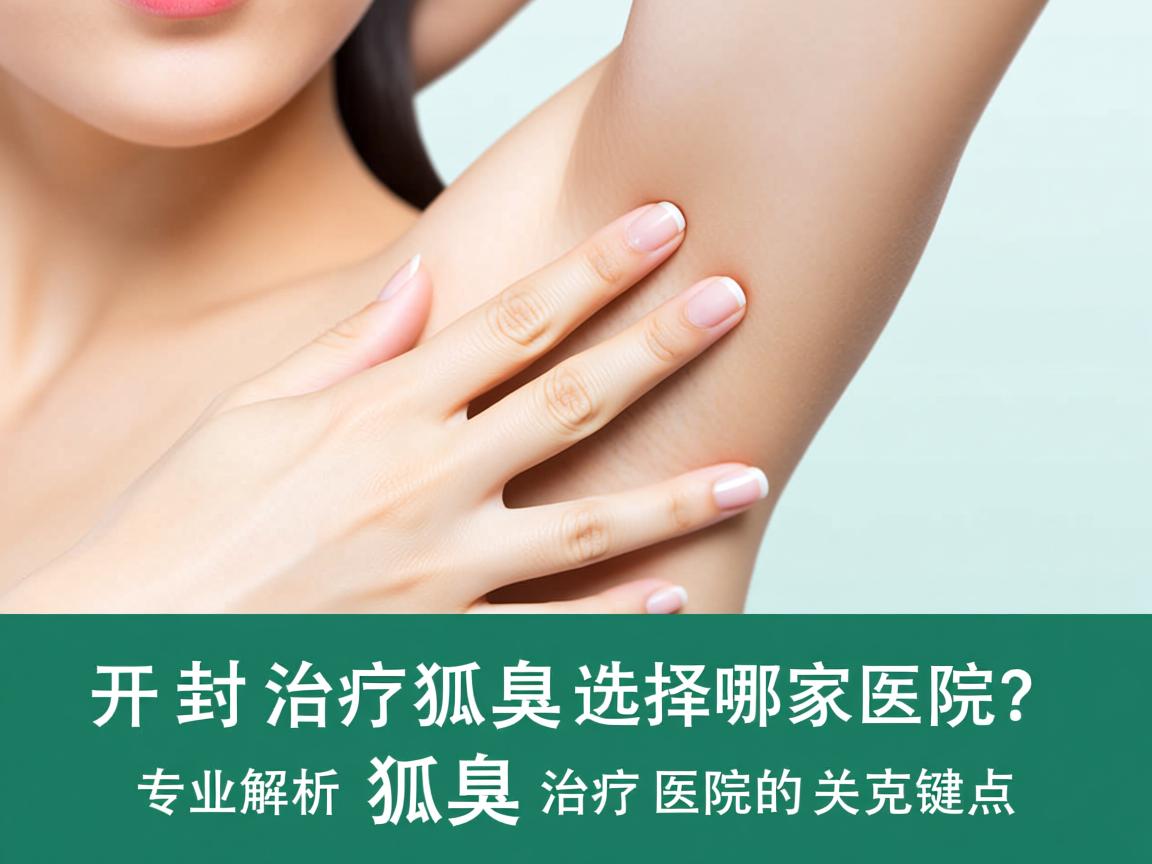 开封治疗狐臭选择哪家医院？专业解析狐臭治疗医院的关键点