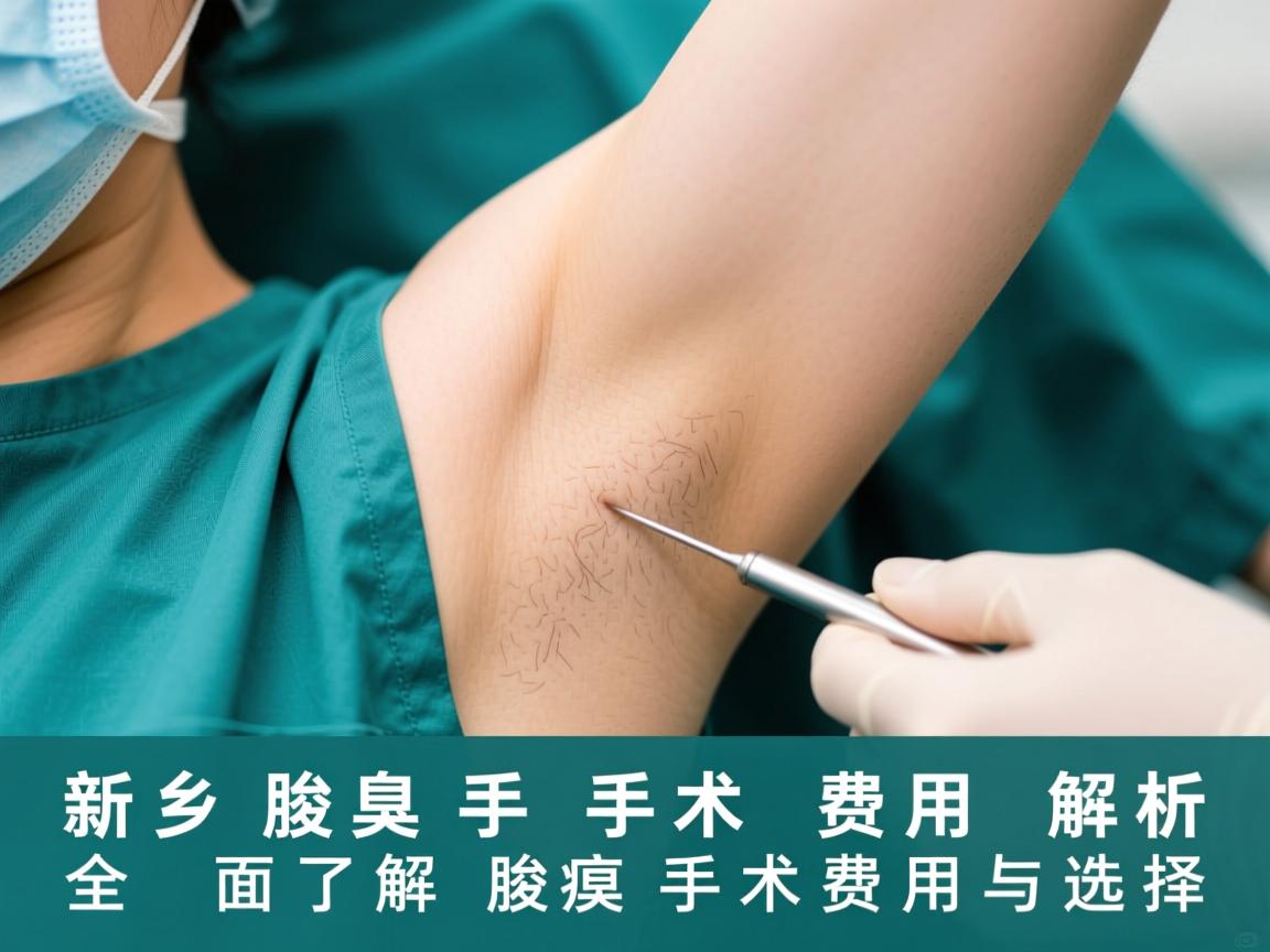 新乡腋臭手术费用解析，全面了解腋臭手术费用与选择