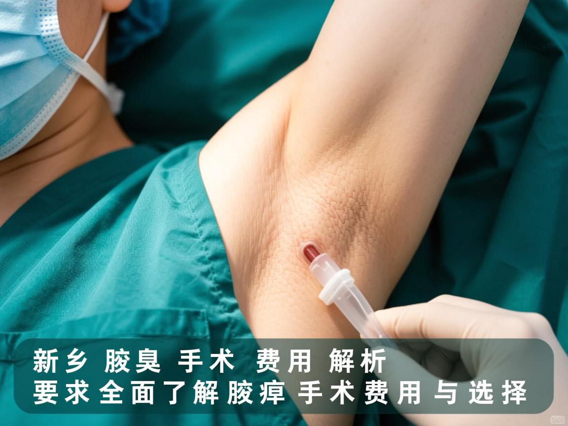 新乡腋臭手术费用解析，全面了解腋臭手术费用与选择