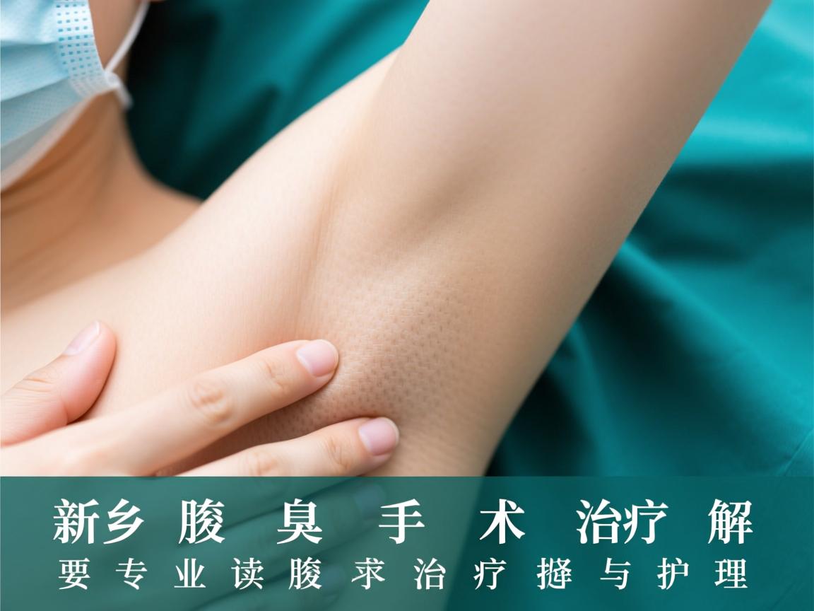新乡腋臭手术治疗解析，专业解读腋臭手术的治疗选择与护理
