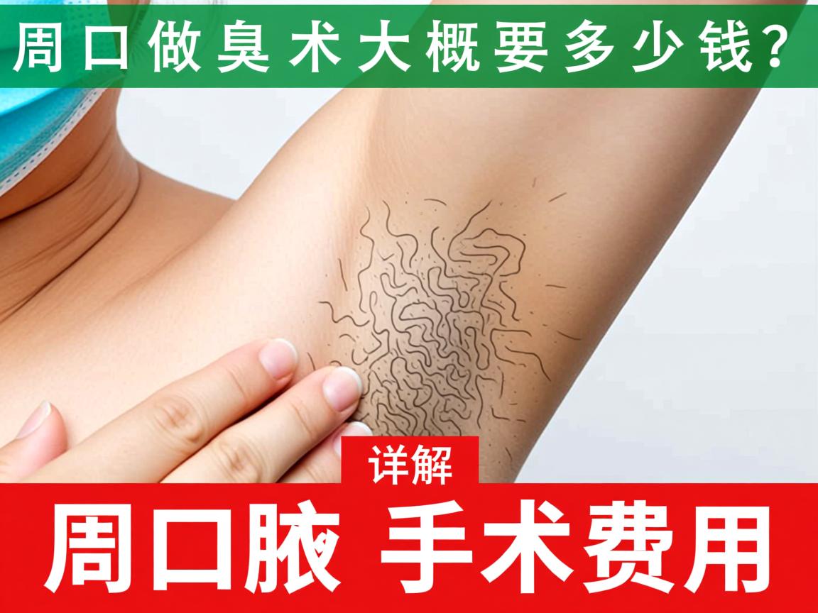 周口做腋臭手术大概要多少钱？详解周口腋臭手术费用