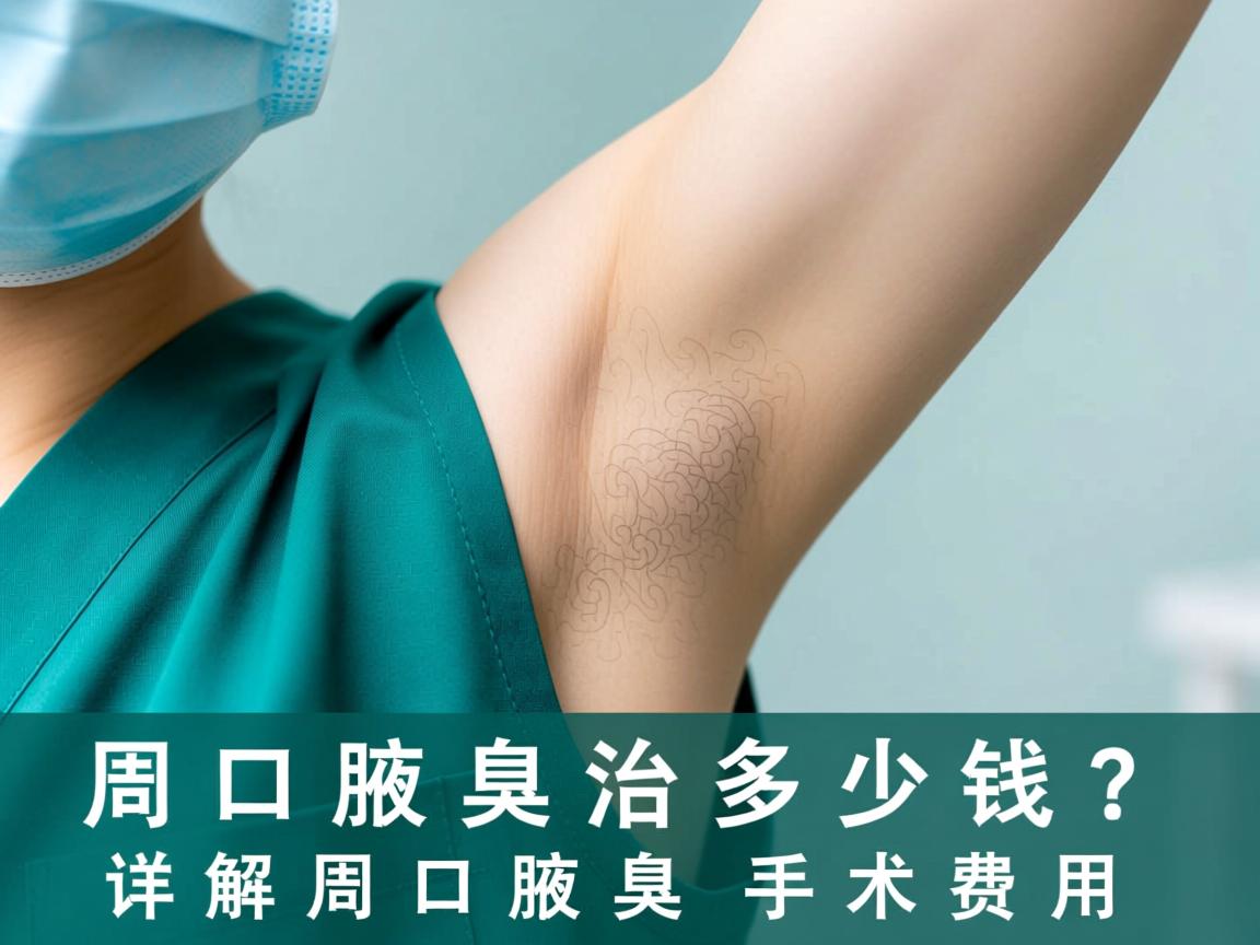 周口腋臭治疗多少钱？详解周口腋臭手术费用