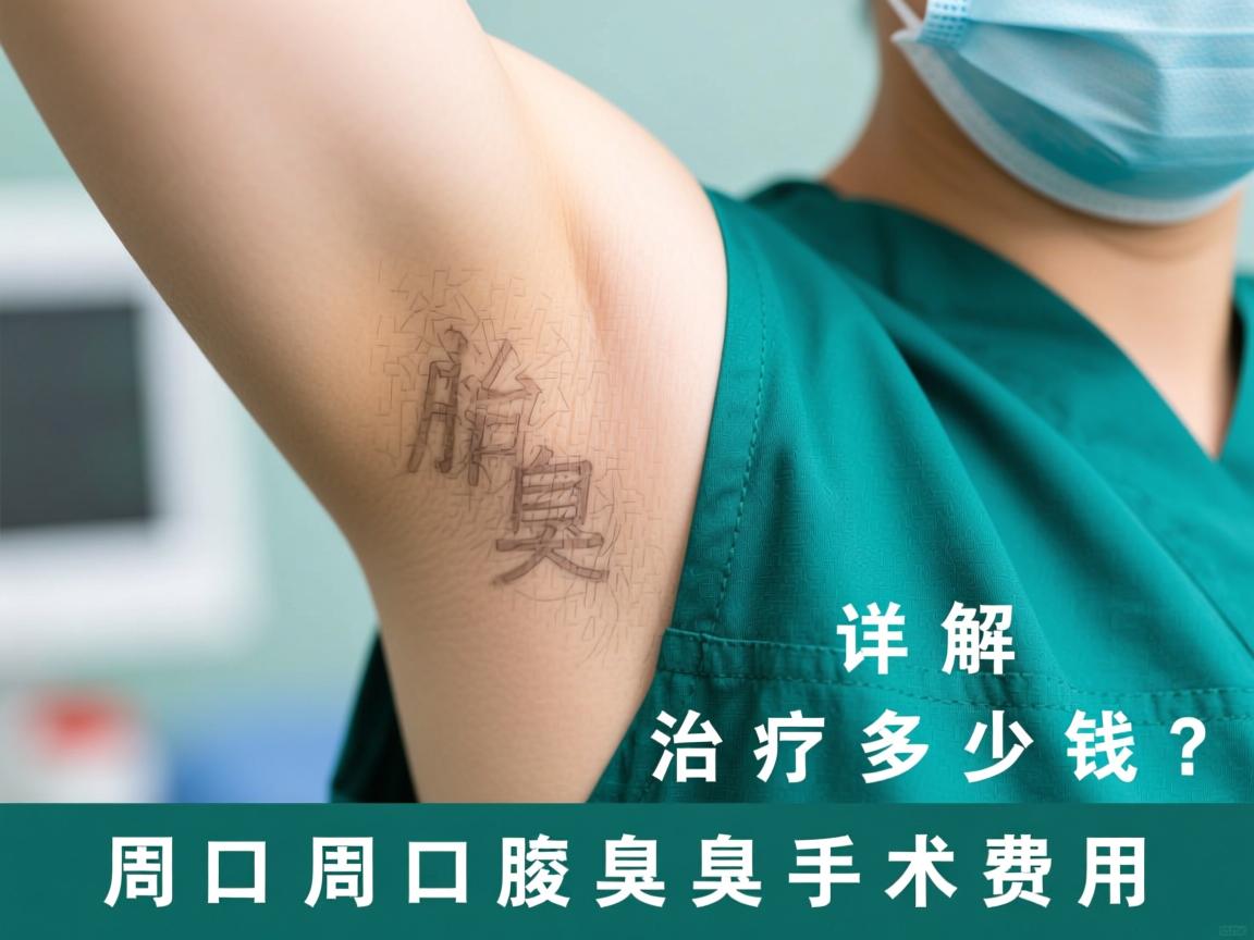 周口腋臭治疗多少钱？详解周口腋臭手术费用