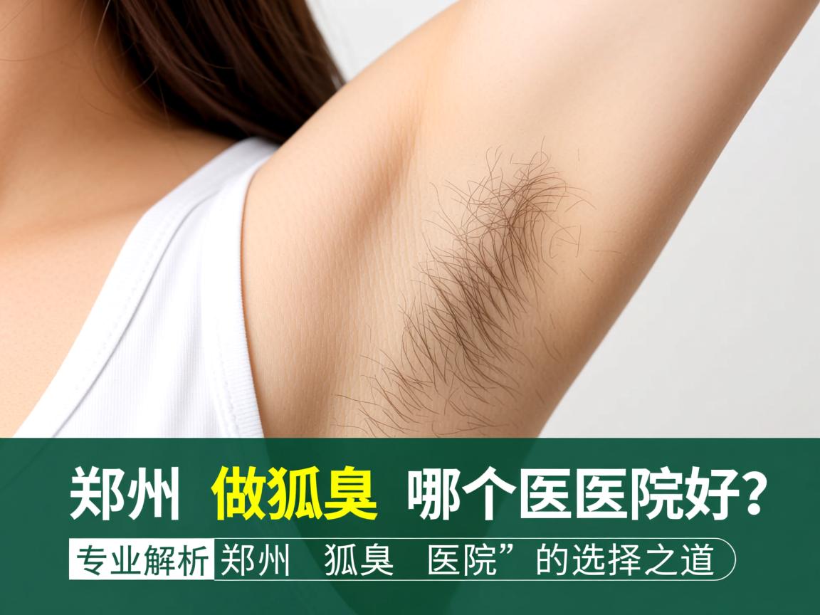 郑州做狐臭哪个医院好？专业解析郑州狐臭医院的选择之道