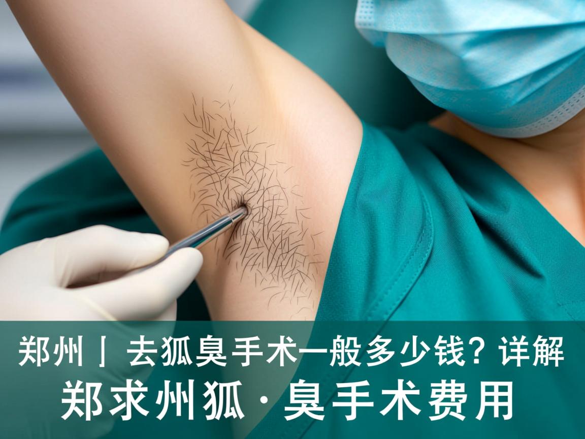 郑州去狐臭手术一般多少钱？详解郑州狐臭手术费用
