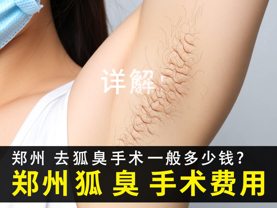 郑州去狐臭手术一般多少钱？详解郑州狐臭手术费用