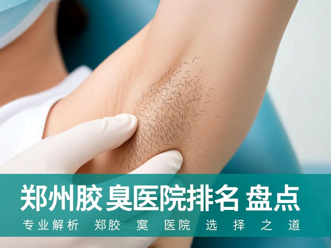 郑州腋臭医院排名盘点，专业解析郑州腋臭医院的选择之道