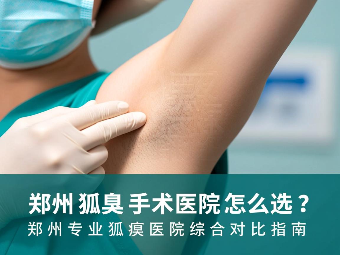 郑州狐臭手术医院怎么选？郑州专业狐臭医院综合对比指南