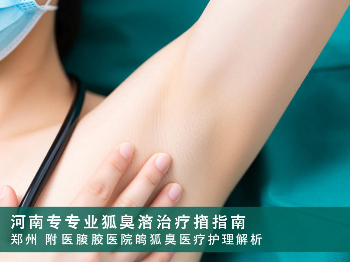 河南专业狐臭治疗指南，郑州附医腋臭医院的狐臭医疗护理解析