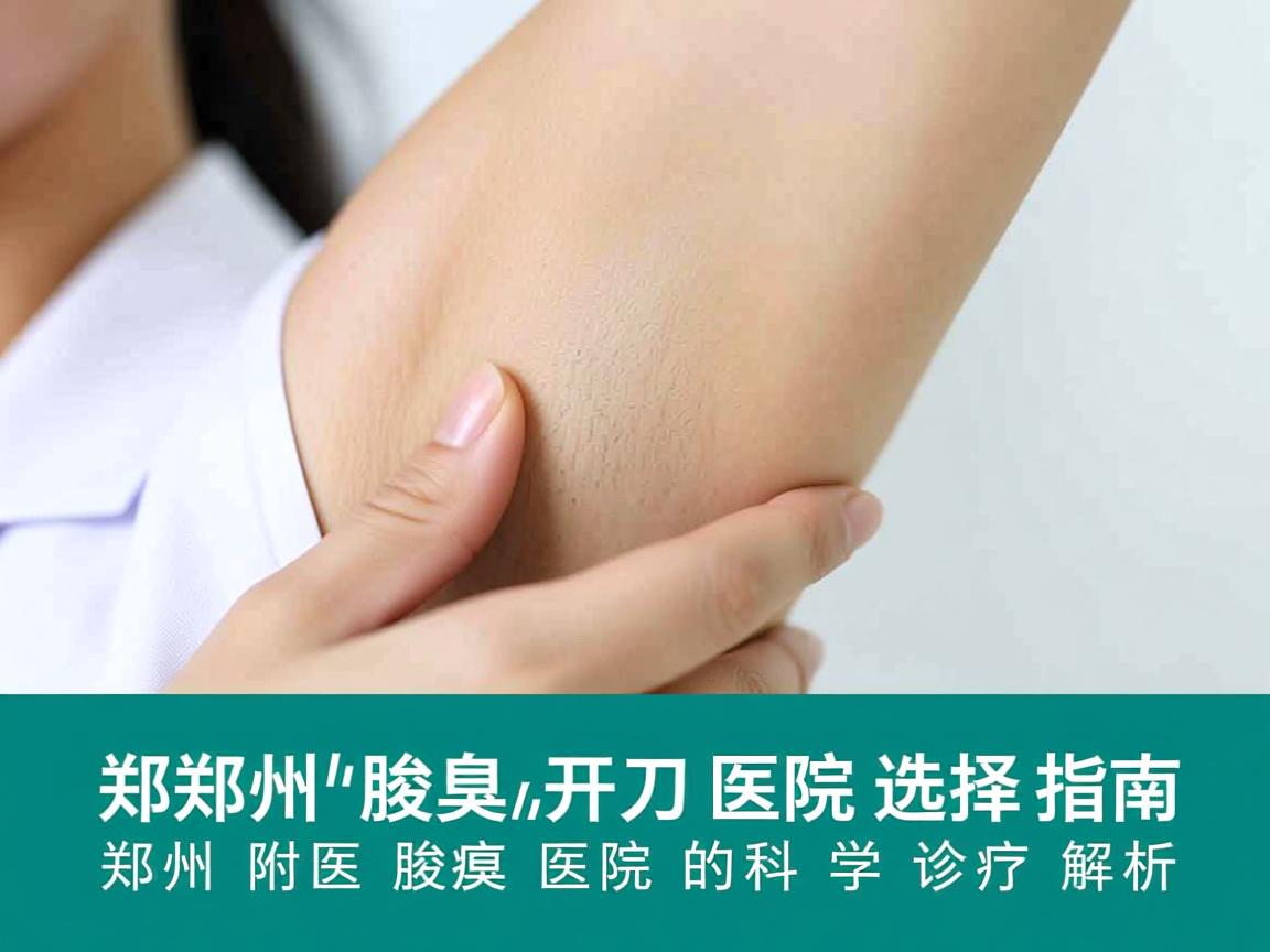 在郑州腋臭开刀医院选择指南，郑州附医腋臭医院的科学诊疗解析