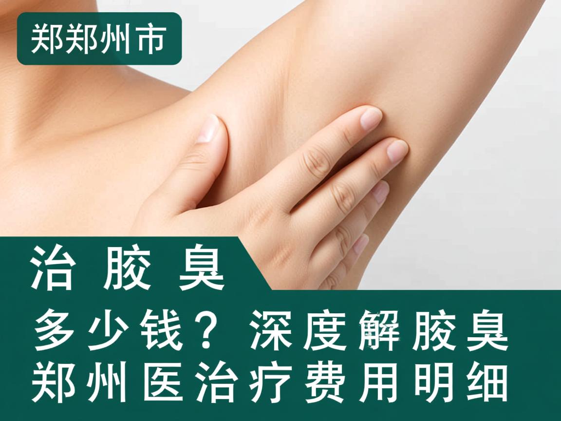 郑州市治腋臭需多少钱？深度解析郑州腋臭治疗费用明细
