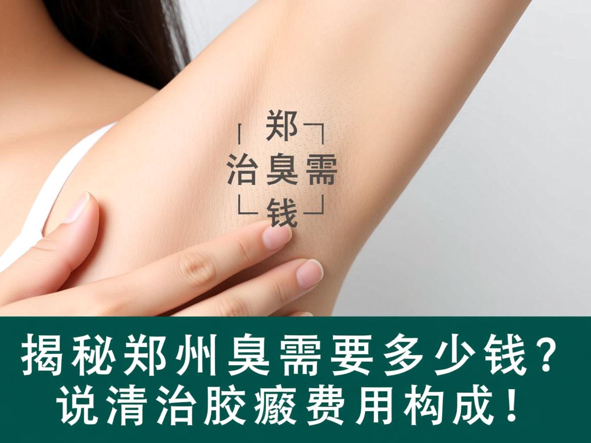 揭秘郑州治腋臭需要多少钱？说清治腋臭的费用构成！