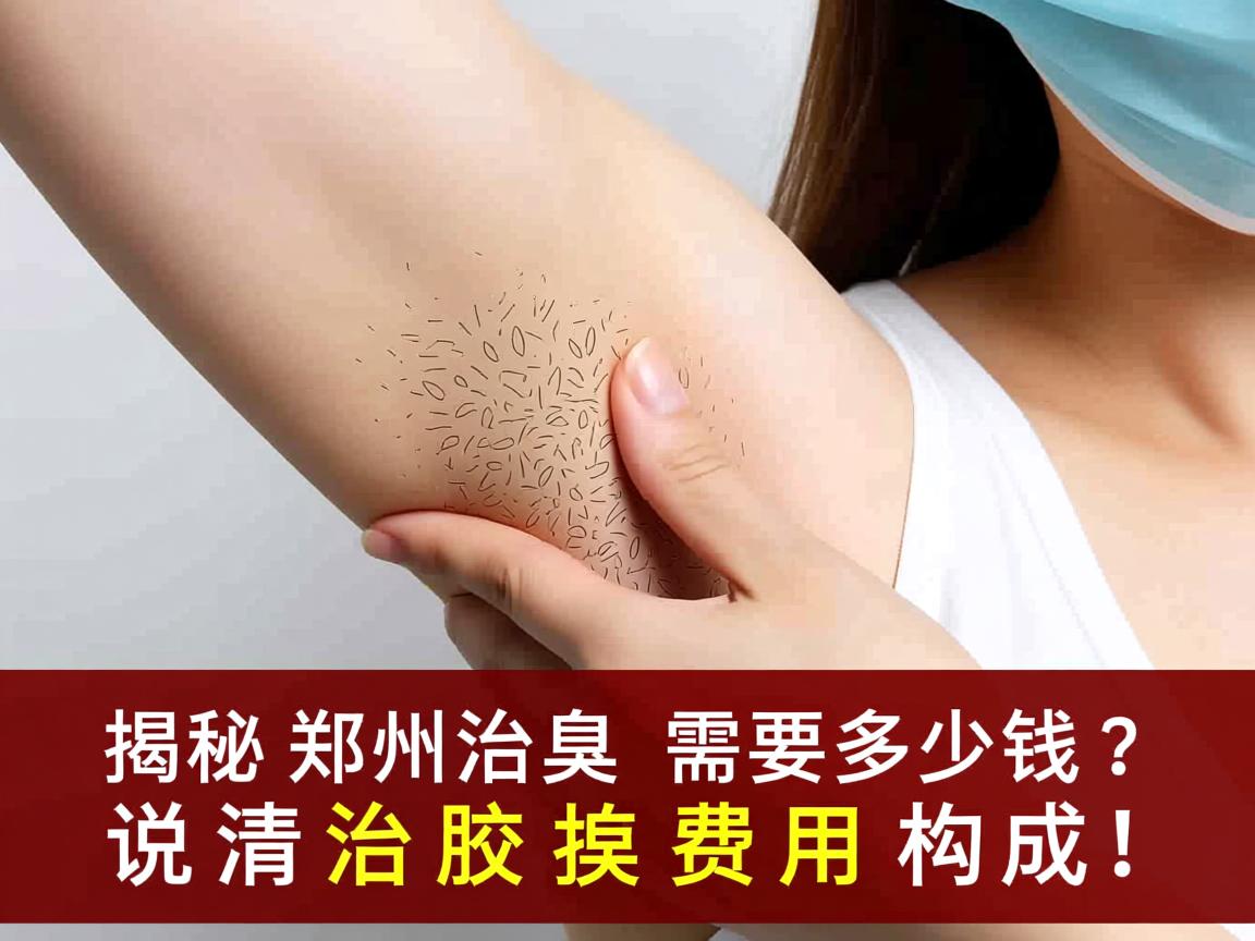 揭秘郑州治腋臭需要多少钱？说清治腋臭的费用构成！