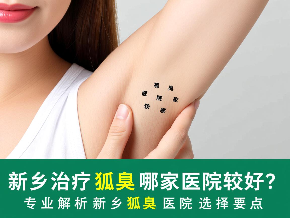 新乡治疗狐臭哪家医院较好？专业解析新乡狐臭医院选择要点