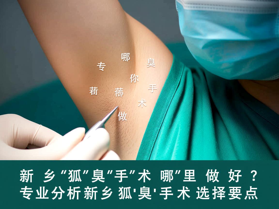 新乡狐臭手术哪里做好？专业分析新乡狐臭手术选择要点