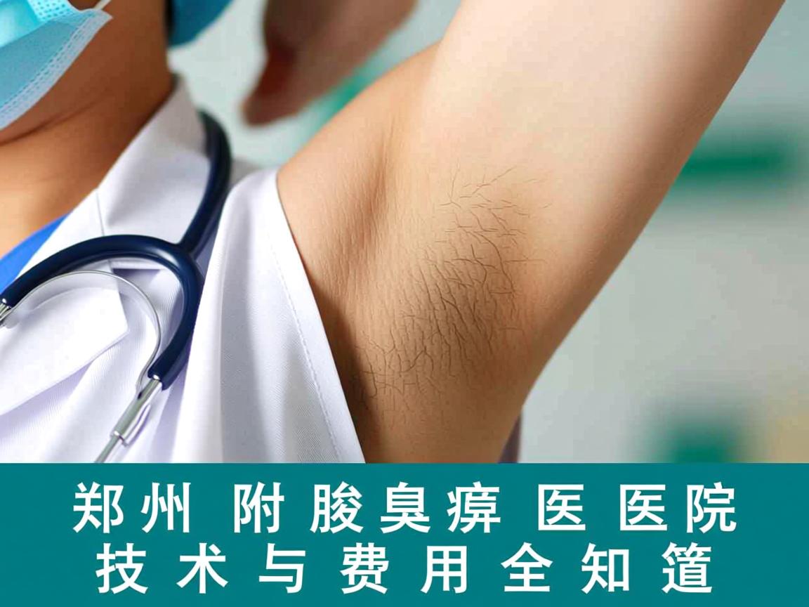 深度解析郑州腋臭医院的选择，郑州附医腋臭医院技术与费用全知道