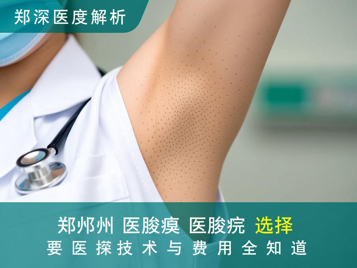 深度解析郑州腋臭医院的选择，郑州附医腋臭医院技术与费用全知道