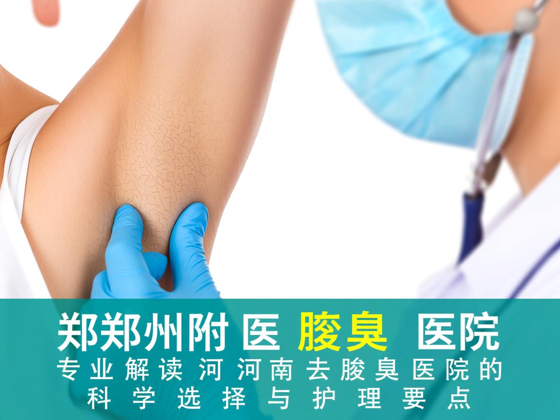 郑州附医腋臭医院，专业解读河南去腋臭医院的科学选择与护理要点