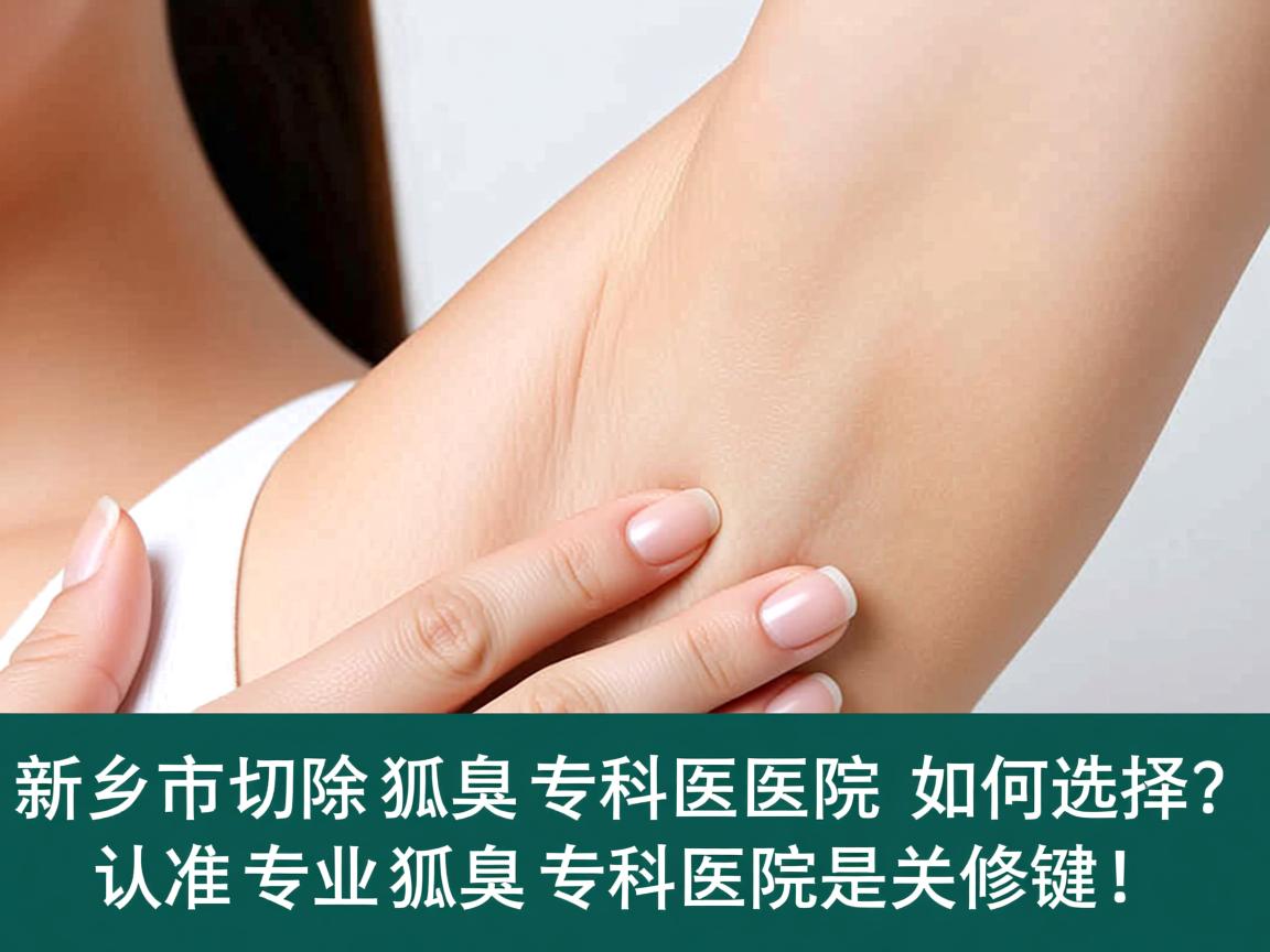 新乡市切除狐臭专科医院如何选择？认准专业狐臭专科医院是关键！
