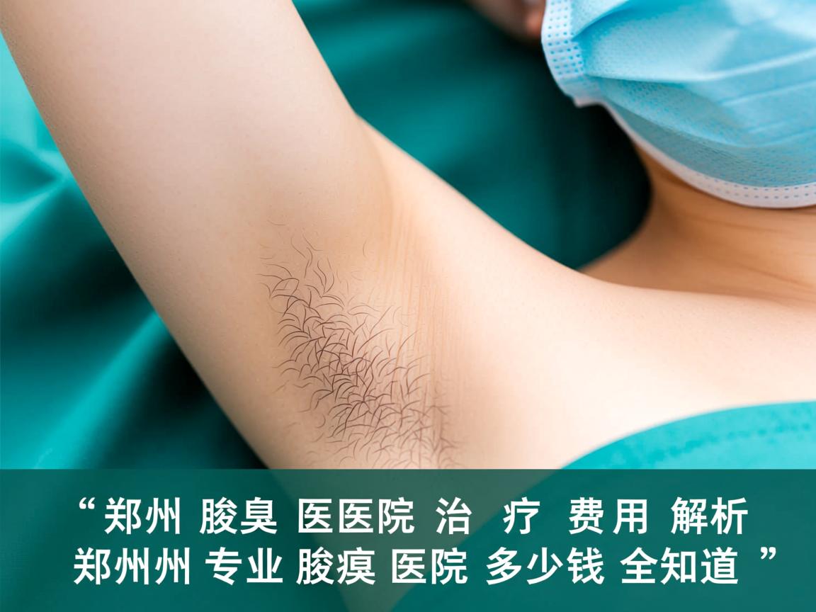 郑州腋臭医院治疗费用解析，郑州专业腋臭医院多少钱全知道