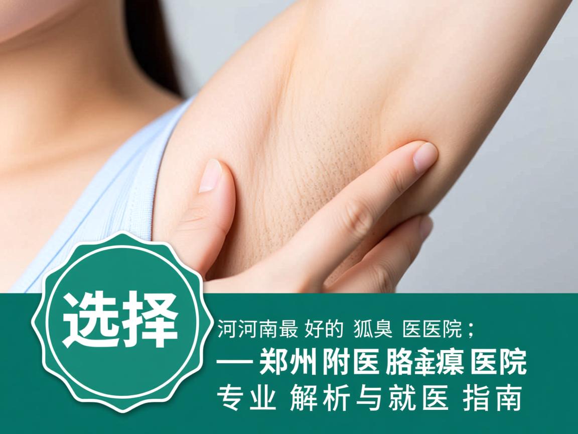 选择河南最好的狐臭医院，郑州附医腋臭医院专业解析与就医指南
