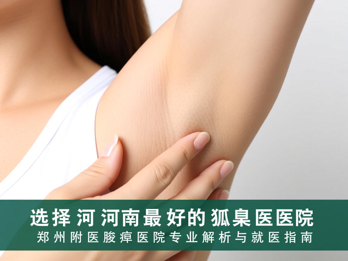 选择河南最好的狐臭医院，郑州附医腋臭医院专业解析与就医指南