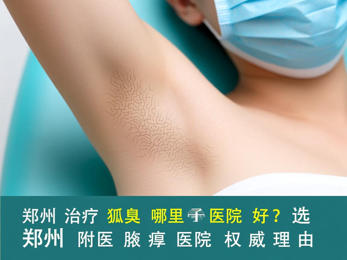 郑州治疗狐臭哪里医院好？选择郑州附医腋臭医院的权威理由