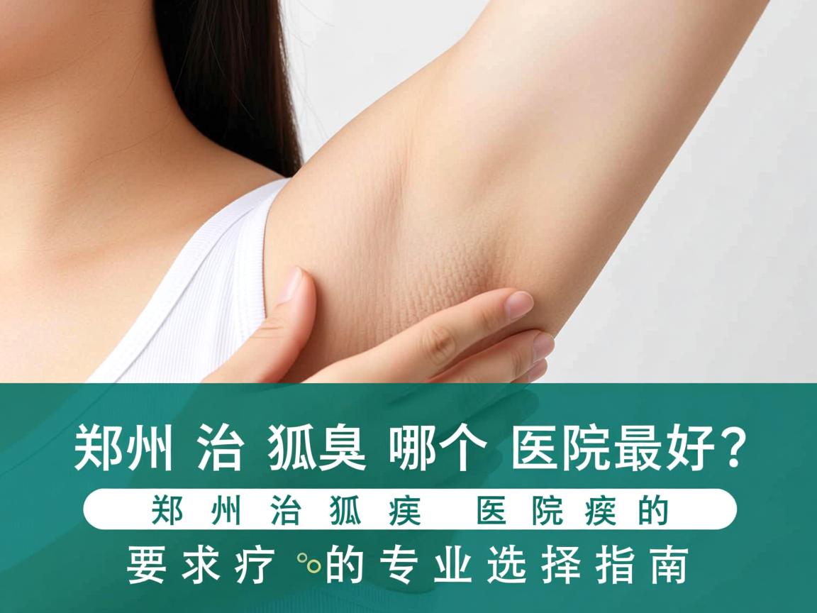 郑州治狐臭哪个医院最好？郑州治狐臭医院的专业选择指南