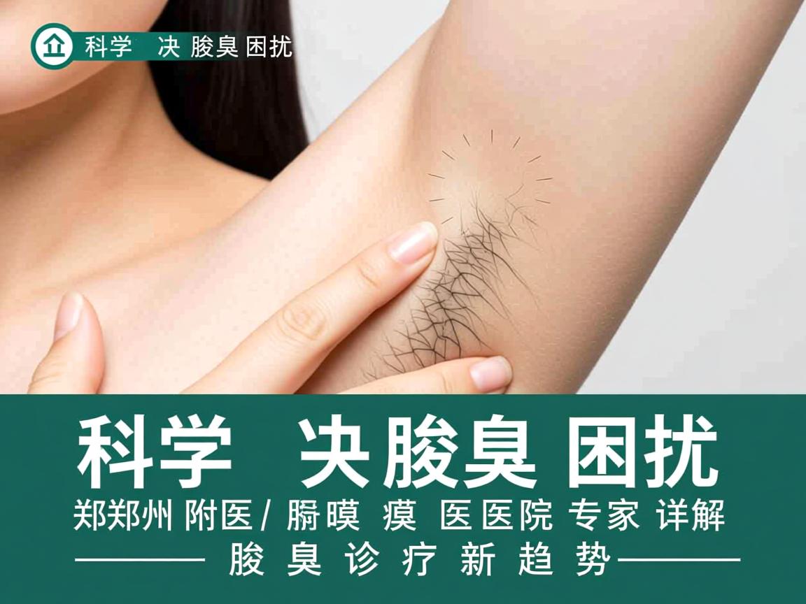 科学解决腋臭困扰，郑州附医腋臭医院专家详解腋臭诊疗新趋势