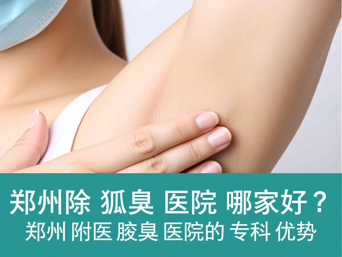 郑州除狐臭医院哪家好？深度解析郑州附医腋臭医院的专科优势