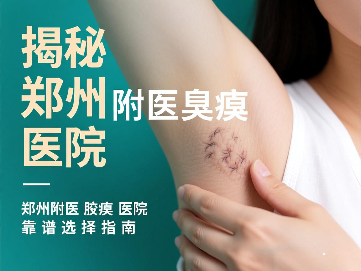 揭秘郑州附医腋臭医院，郑州附医腋臭医院的靠谱选择指南