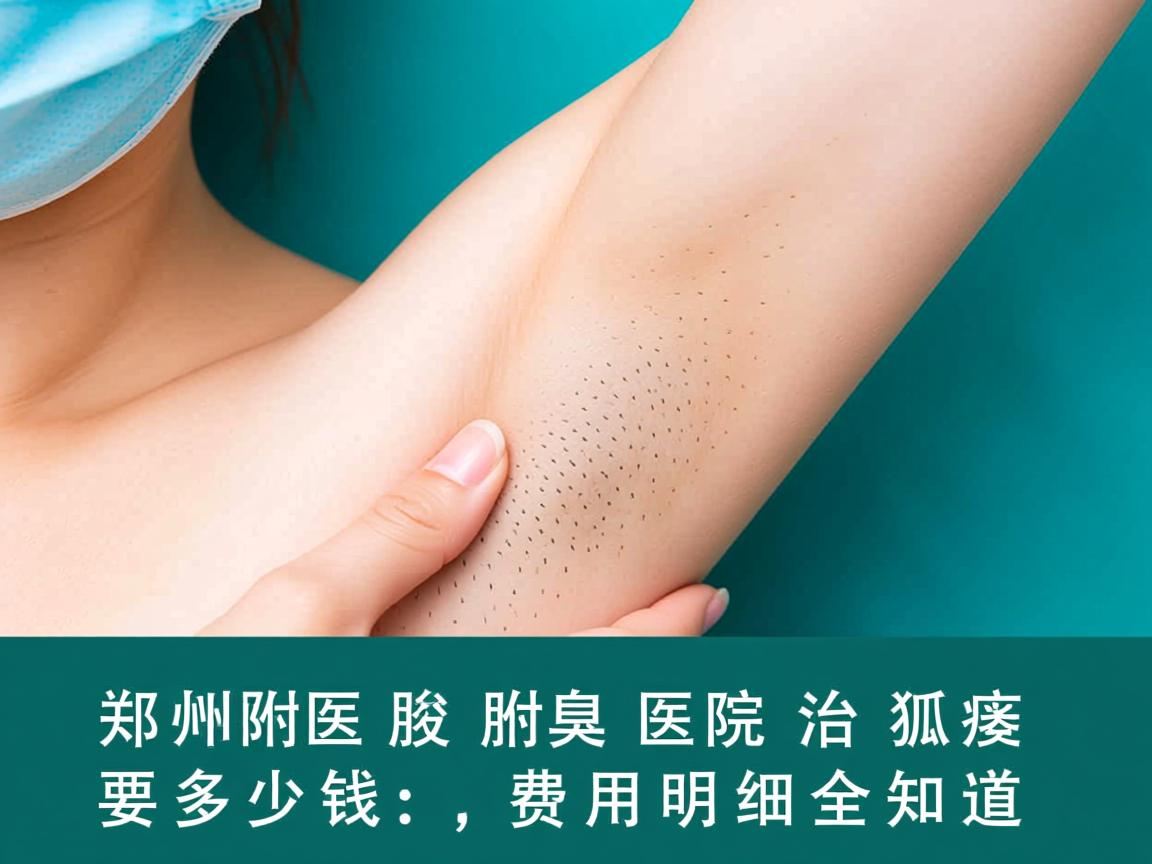 郑州附医腋臭医院解析，郑州附医医院治疗狐臭要多少钱，费用明细全知道