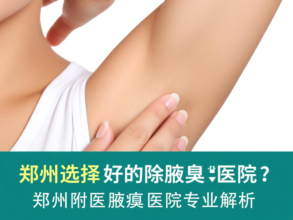 在郑州选择好的除腋臭医院？郑州附医腋臭医院专业解析