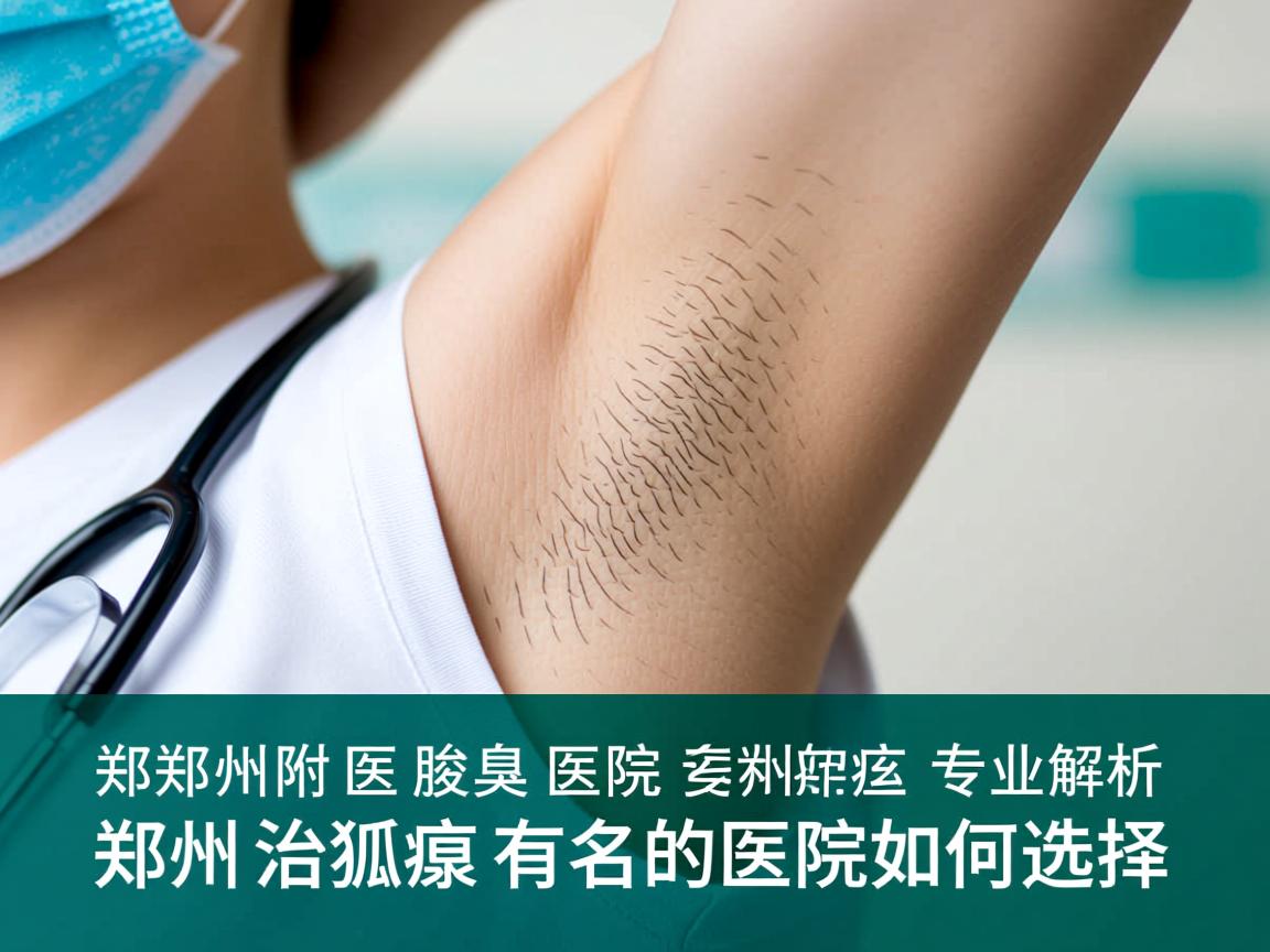 郑州附医腋臭医院，专业解析郑州治狐臭有名的医院如何选择