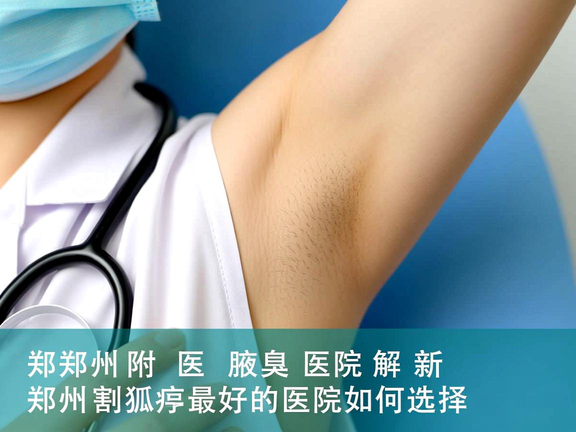 郑州附医腋臭医院解析，郑州割狐臭最好的医院如何选择
