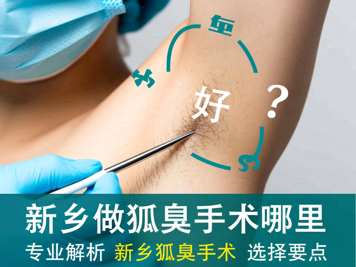 新乡做狐臭手术哪里好？专业解析新乡狐臭手术的选择要点