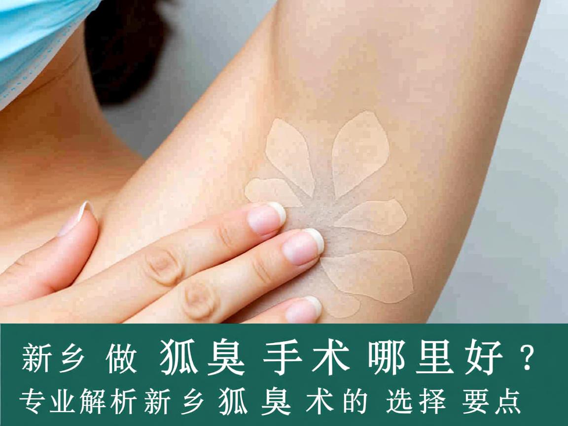新乡做狐臭手术哪里好？专业解析新乡狐臭手术的选择要点