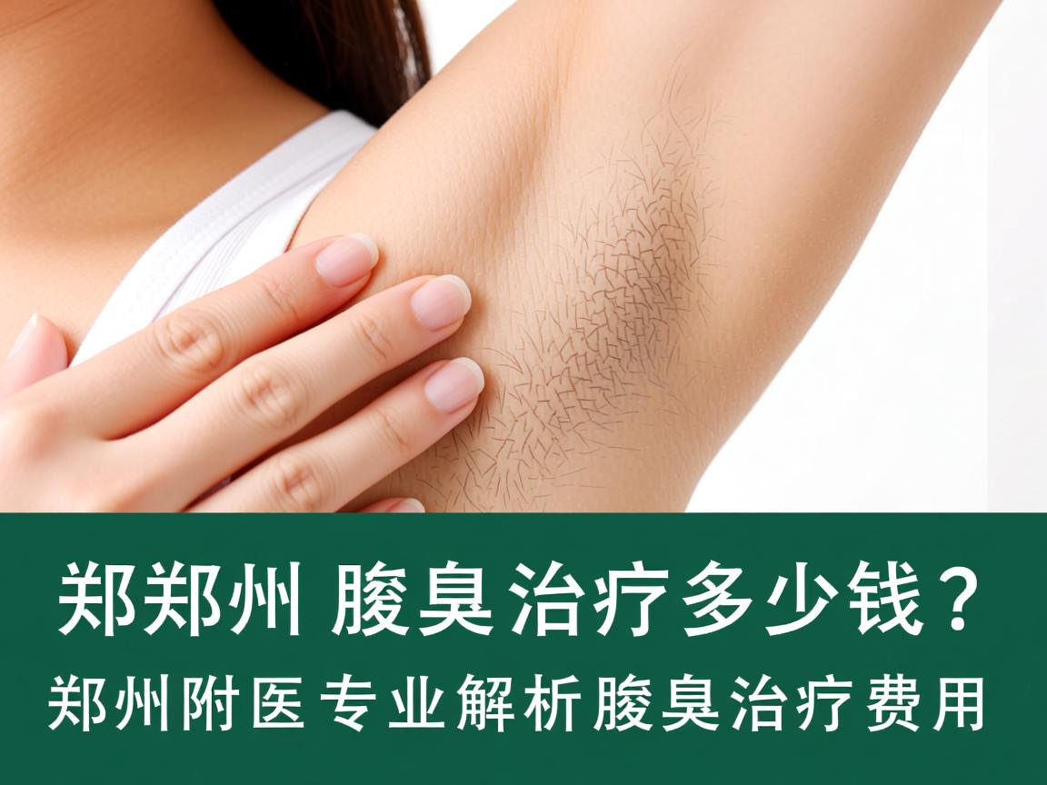 郑州腋臭治疗多少钱？郑州附医专业解析腋臭治疗费用