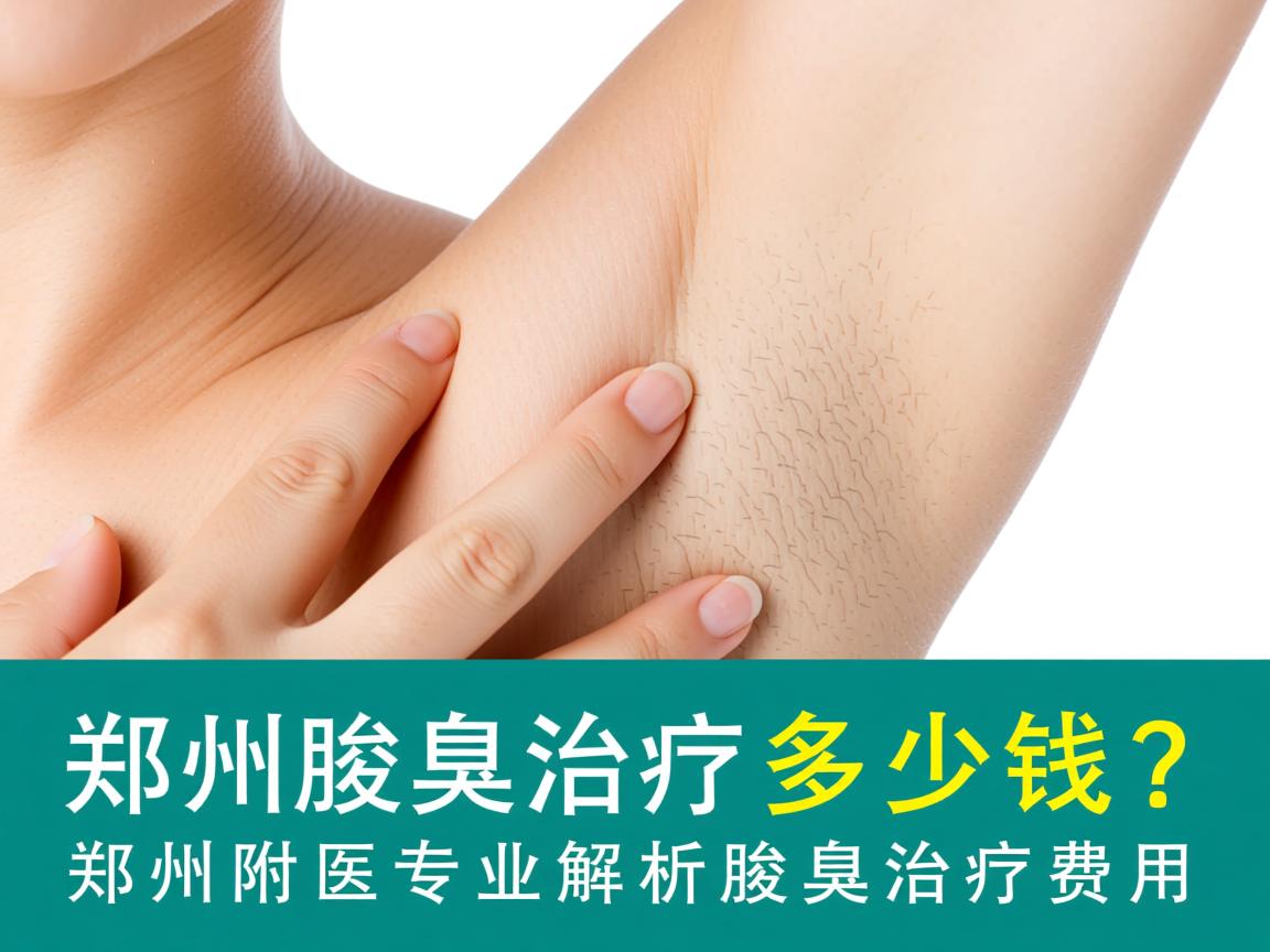 郑州腋臭治疗多少钱？郑州附医专业解析腋臭治疗费用