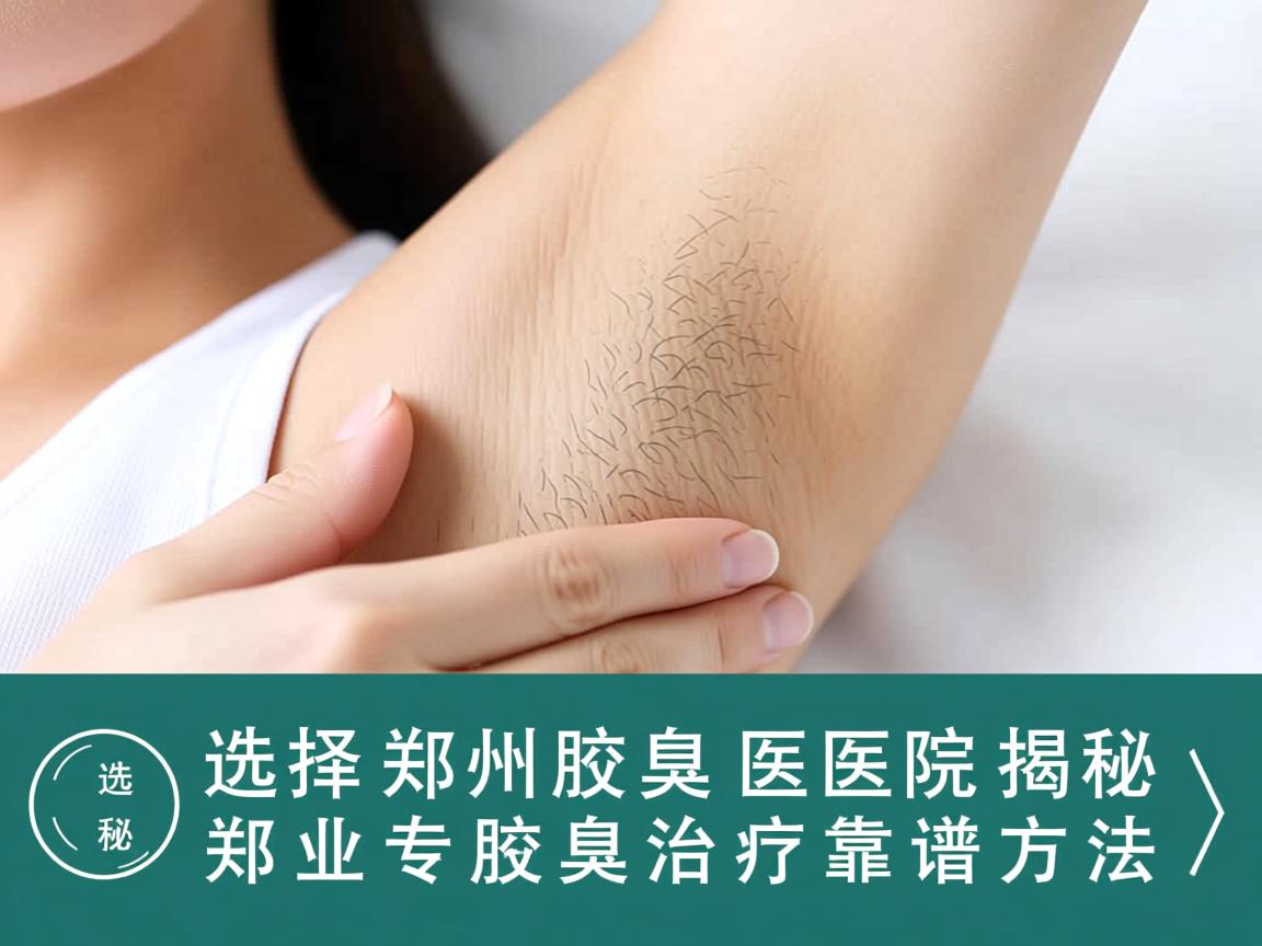 选择郑州腋臭医院，揭秘郑州专业腋臭治疗的靠谱方法