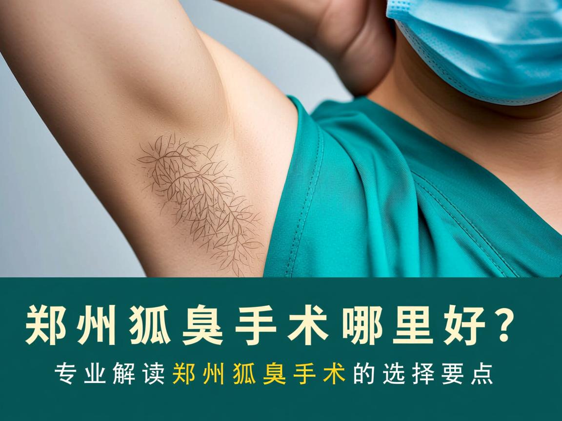 郑州狐臭手术哪里好？专业解读郑州狐臭手术的选择要点